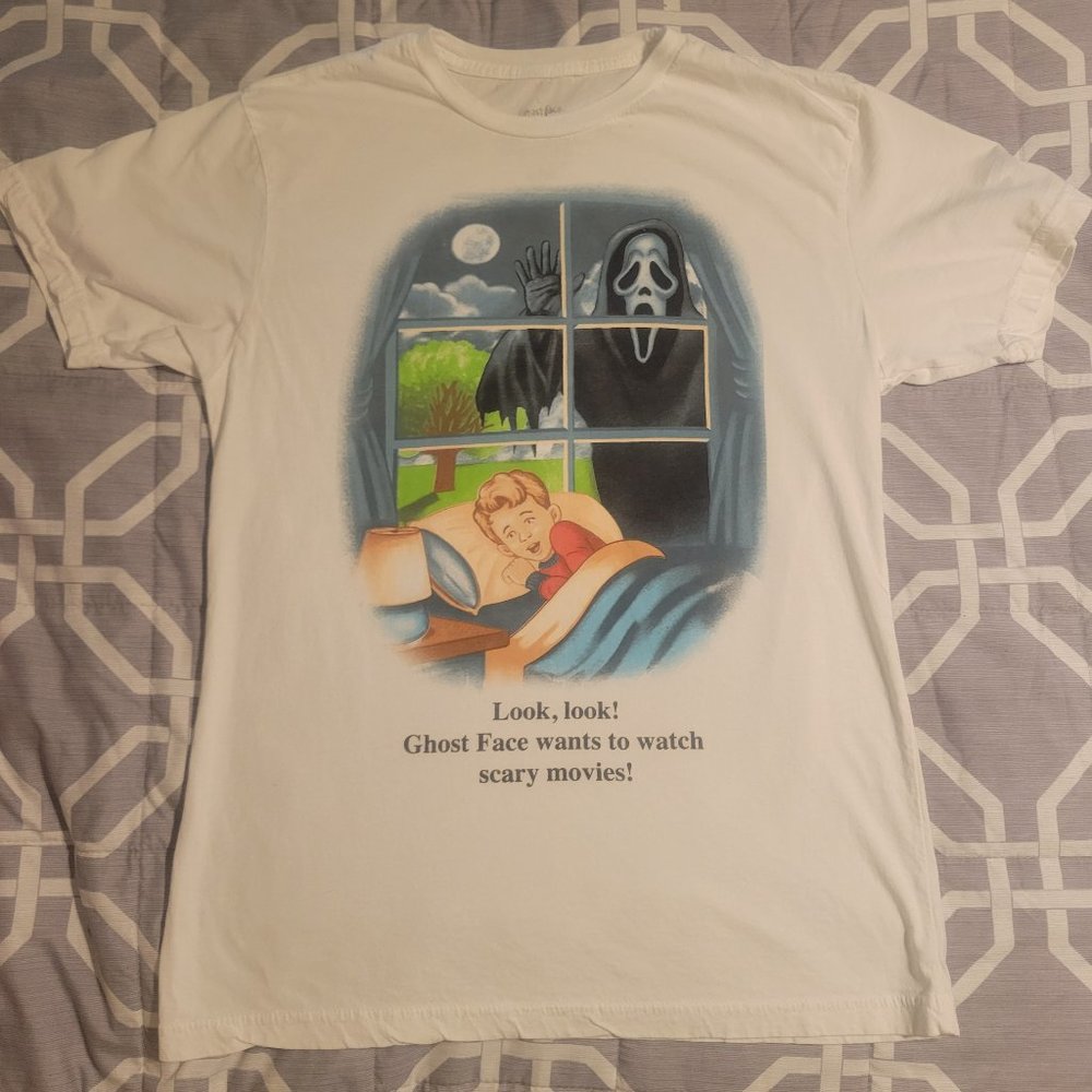 Ghost Face Men's Shirt, Size L